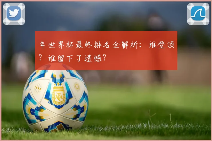 年世界杯最终排名全解析：谁登顶？谁留下了遗憾？