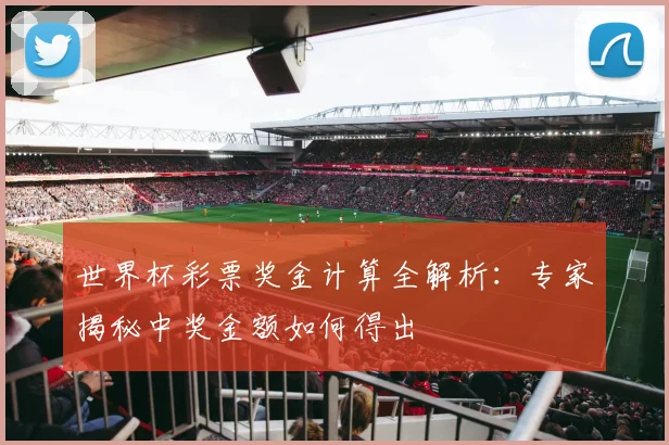 世界杯彩票奖金计算全解析：专家揭秘中奖金额如何得出